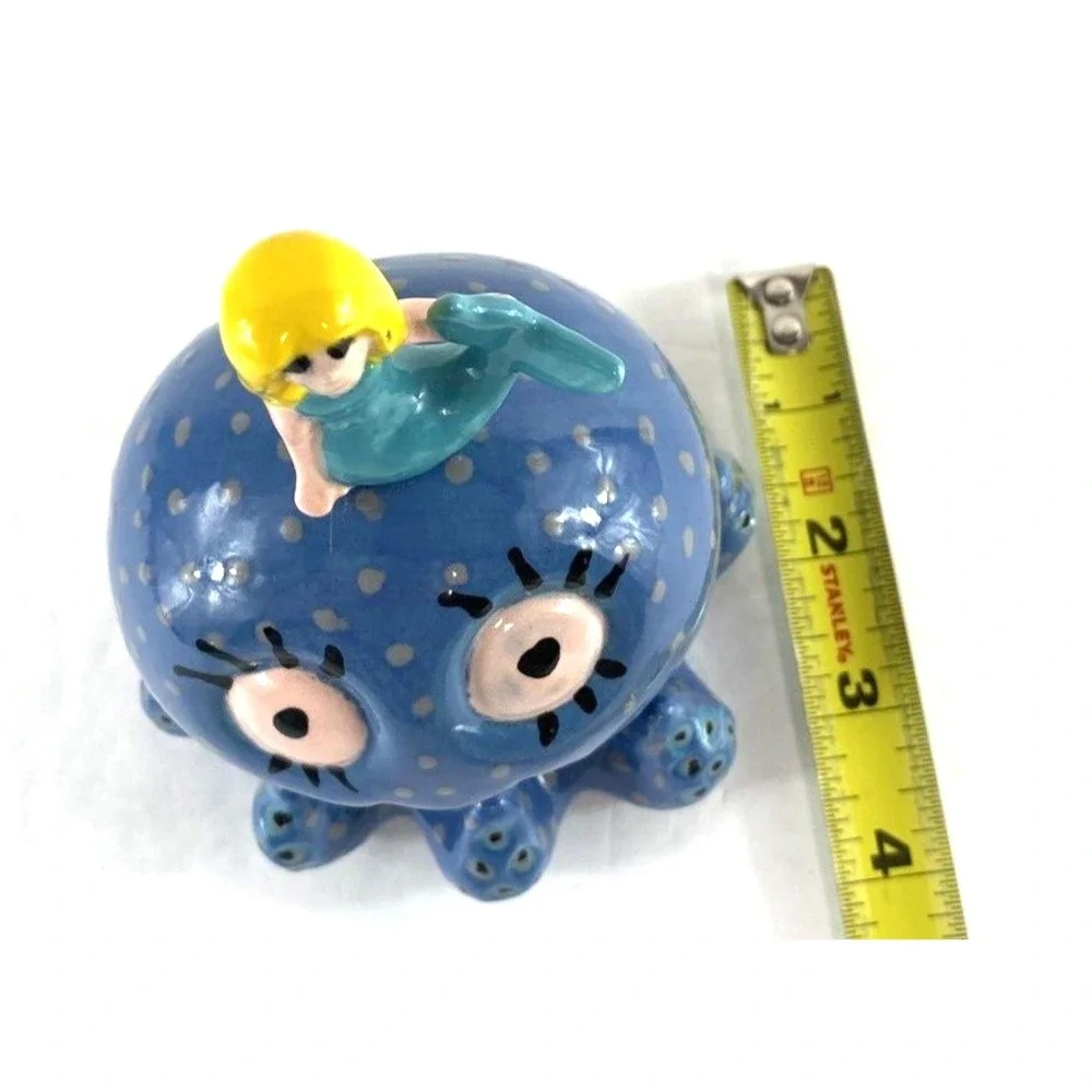 Vintage Mermaid on Octopus Figurine 5